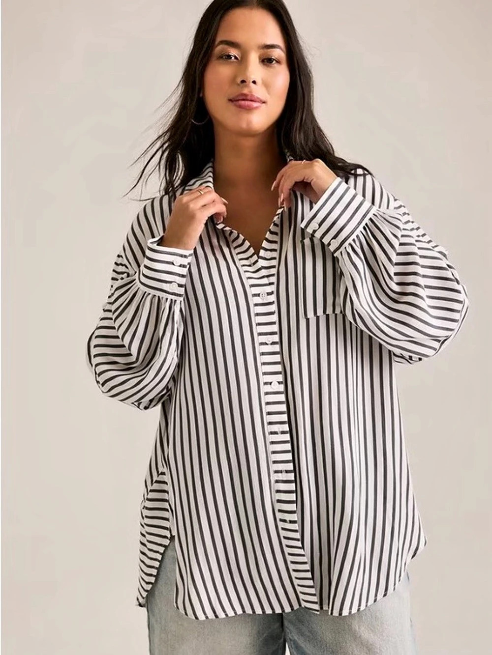 Torrid Festi Button-Up Cotton Shirt